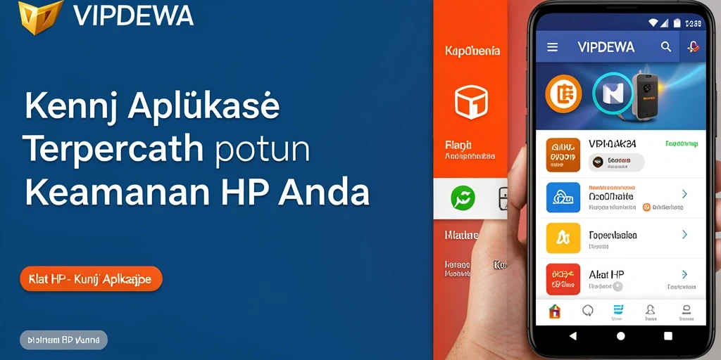 Tampilan antarmuka VIPDEWA yang ramah pengguna untuk kunci aplikasi.